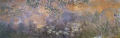 Water-Lily Pond with Irises Claude Monet